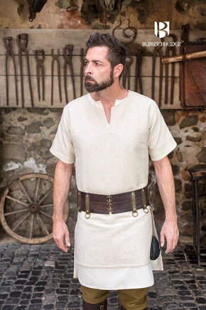 Short Sleeve Tunic Aegir Hemp-GoblinSmith