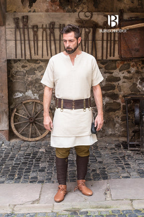 Short Sleeve Tunic Aegir Hemp-GoblinSmith