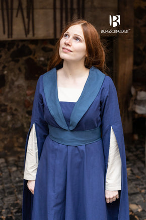 Dress Agnes Dark Blue/Woad Blue-GoblinSmith