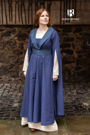 Dress Agnes Dark Blue/Woad Blue-GoblinSmith