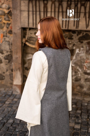 Wool Surcot Albrun Grey-GoblinSmith