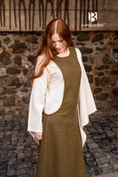 Wool Surcot Albrun Autumn Green-GoblinSmith
