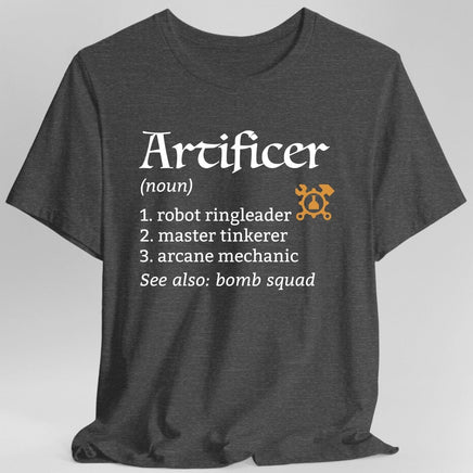 Artificer Class Definition D&D T-Shirt-GoblinSmith