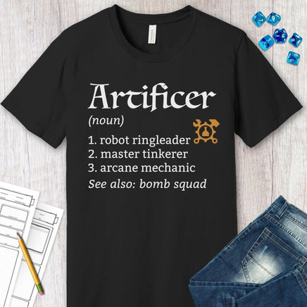 Artificer Class Definition D&D T-Shirt-GoblinSmith
