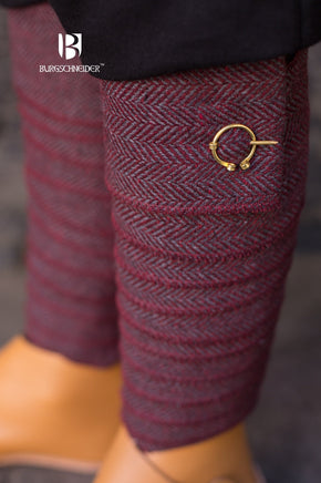Winingas Asgar Herringbone Burgundy/Grey-GoblinSmith