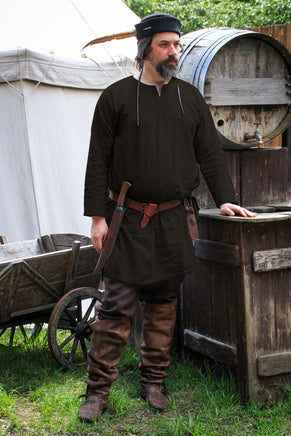 Tunic Avena Black-GoblinSmith