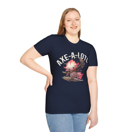 Axe-A-Lotl Funny Axolotl D&D T-Shirt-GoblinSmith