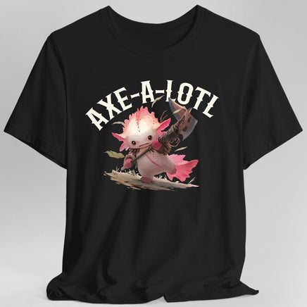 Axe-A-Lotl Funny Axolotl D&D T-Shirt-GoblinSmith