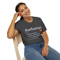 Barbarian Class Definition T-Shirt-GoblinSmith