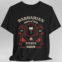 Barbarian Class Vintage Label T-Shirt-GoblinSmith