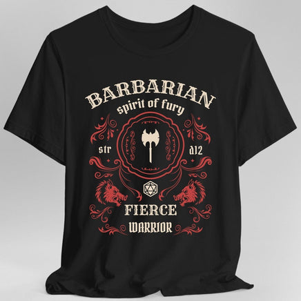 Barbarian Class Vintage Label T-Shirt-GoblinSmith