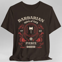 Barbarian Class Vintage Label T-Shirt-GoblinSmith