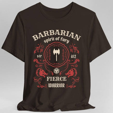 Barbarian Class Vintage Label T-Shirt-GoblinSmith