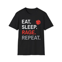 Barbarian T-Shirt – Eat Sleep Rage Repeat-GoblinSmith