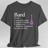 Bard Class Definition D&D T-Shirt-GoblinSmith