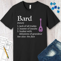 Bard Class Definition D&D T-Shirt-GoblinSmith