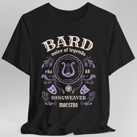 Bard Class Vintage Label T-Shirt-GoblinSmith