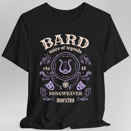 Bard Class Vintage Label T-Shirt-GoblinSmith
