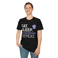 Bard T-Shirt – 'Eat, Sleep, Vicious Mockery, Repeat'-GoblinSmith