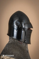 Bascinet Avenger 1,6mm Burnished-GoblinSmith