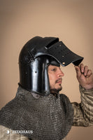 Bascinet Avenger 1,6mm Burnished-GoblinSmith