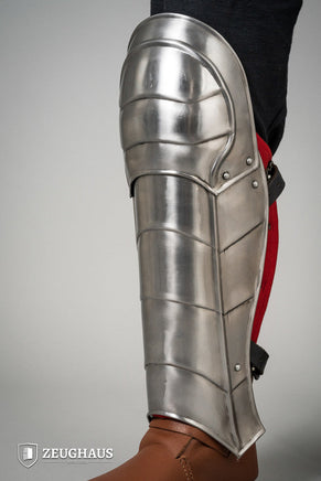Greaves Champion Polished-GoblinSmith