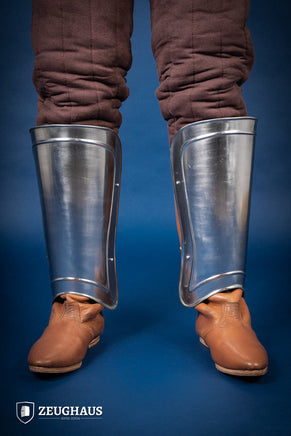 Greaves Warrior Polished-GoblinSmith
