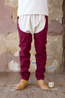 Wool Chausses Bernulf Red-GoblinSmith