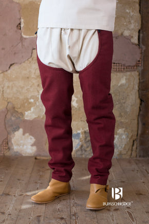 Wool Chausses Bernulf Red-GoblinSmith