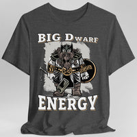 Big D (Dwarf) Energy T-Shirt - Funny Fantasy Dwarf Tee-GoblinSmith