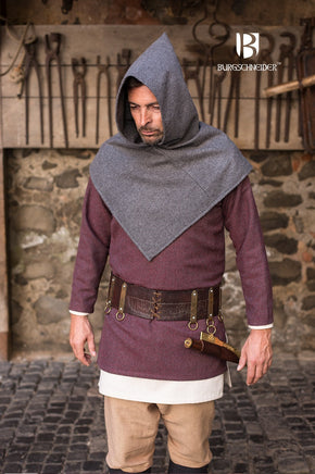 Skjoldehamn Cowl Bjorn Grey-GoblinSmith