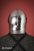 Bellows Face Sallet Helmet 1,6mm Polished-GoblinSmith