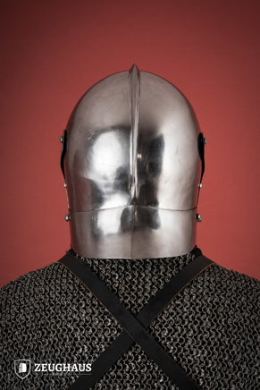 Bellows Face Sallet Helmet 1,6mm Polished-GoblinSmith