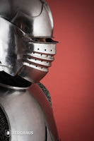 Bellows Face Sallet Helmet 1,6mm Polished-GoblinSmith