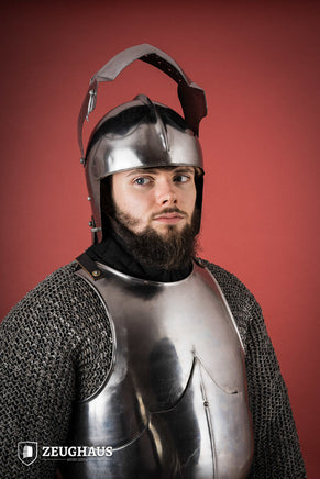Bellows Face Sallet Helmet 1,6mm Polished-GoblinSmith