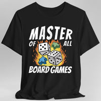 Master of All Board Games Unisex T-shirt-GoblinSmith