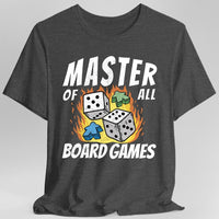Master of All Board Games Unisex T-shirt-GoblinSmith