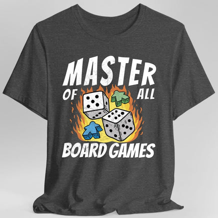 Master of All Board Games Unisex T-shirt-GoblinSmith