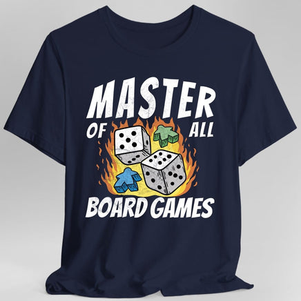 Master of All Board Games Unisex T-shirt-GoblinSmith