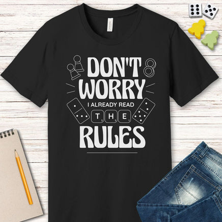 Board Games T-shirt - I Read The Rules-GoblinSmith