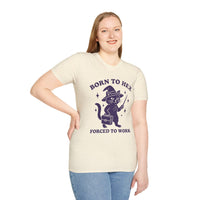 Born to Hex Forced to Work Cat T-Shirt-GoblinSmith