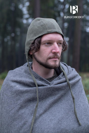 Bundling Hood Wolfram Olive Green-GoblinSmith