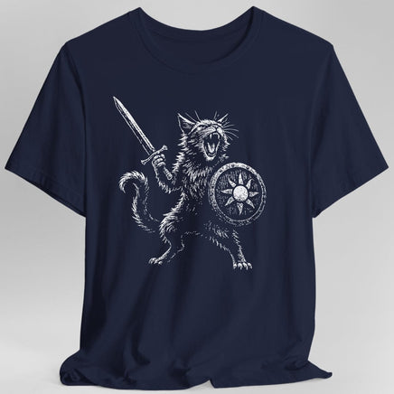 Cat Fighter Fantasy Shirt-GoblinSmith