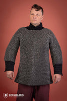 Chainmail Haubergeon Roundring Riveted 10mm Aluminium-GoblinSmith