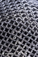 Chainmail Hood Roundring Riveted 10mm Aluminium-GoblinSmith