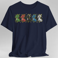 Chromatic Dragons Pixel Art T-shirt-GoblinSmith