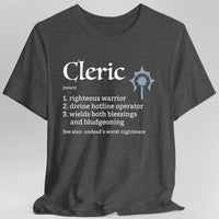 Cleric Class Definition D&D T-Shirt-GoblinSmith