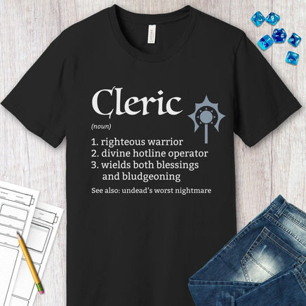 Cleric Class Definition D&D T-Shirt-GoblinSmith