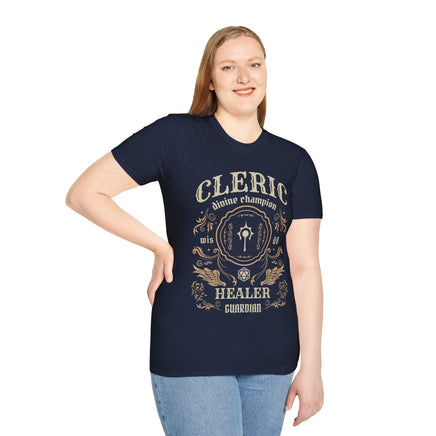 Cleric Class Vintage Label T-Shirt-GoblinSmith