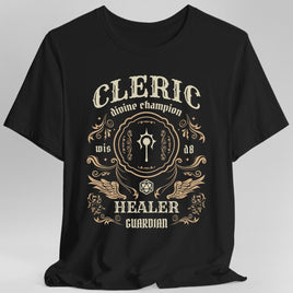 Cleric Class Vintage Label T-Shirt-GoblinSmith